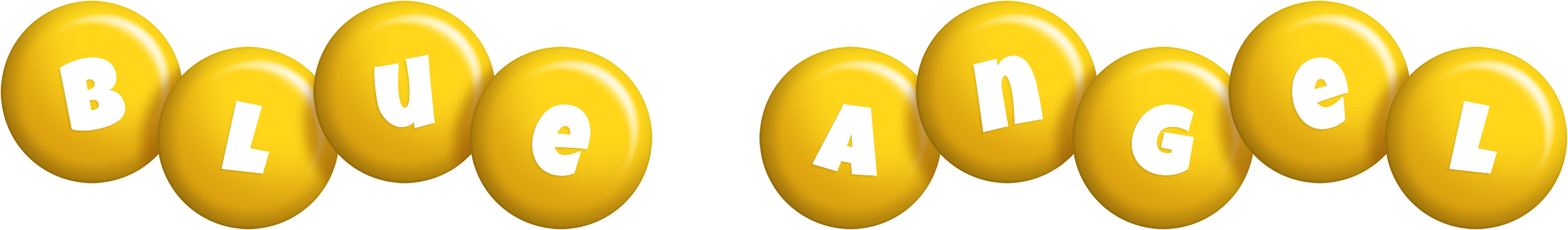 Blue Angel candy-yellow logo